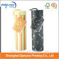 Different shaped and recyclable cardboard tube packaging box